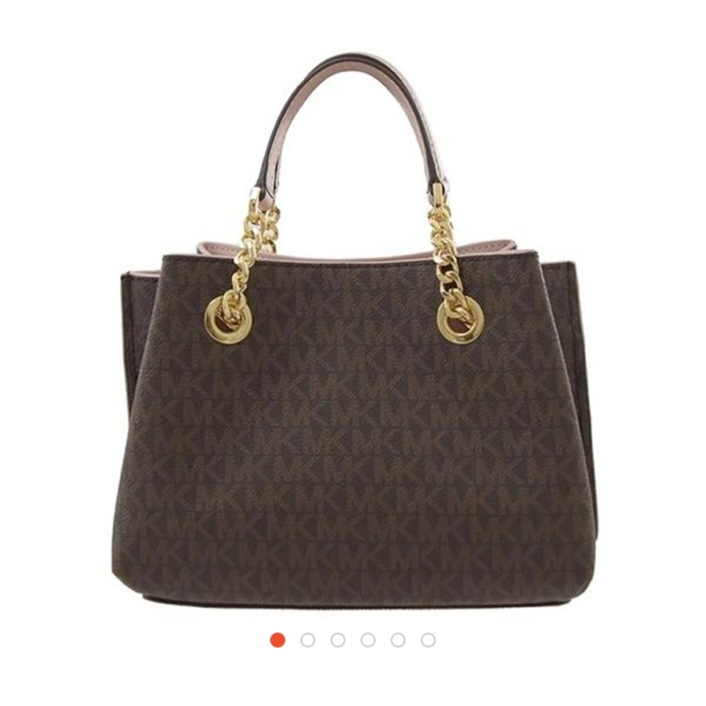 Michael Kors TEAGEN single-shoulder messenger bag brown&pink 35S0GXZM1B BLOSSOM - Picture 3 of 14